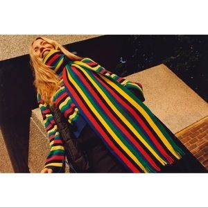 J.W. Anderson’s Uniqlo Primary Color Rainbow Scarf